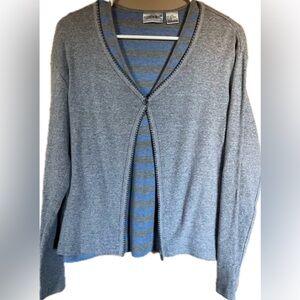 Fashion Bug tank top & Northcrest button close cardigan. Women’s size Large